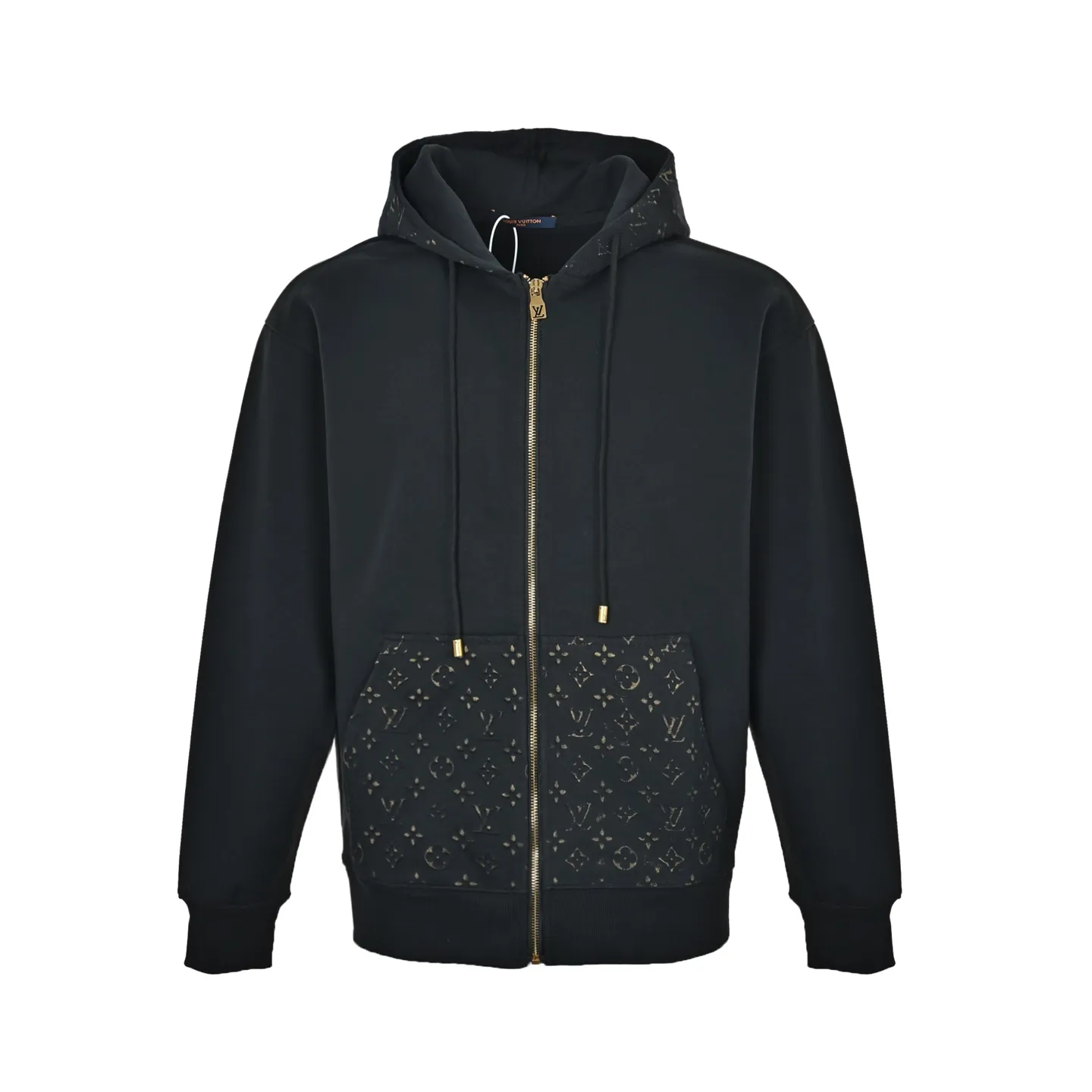 Louis Vuitton/Louis Vuitton presbyopic embossed embossed zipper hooded jacket